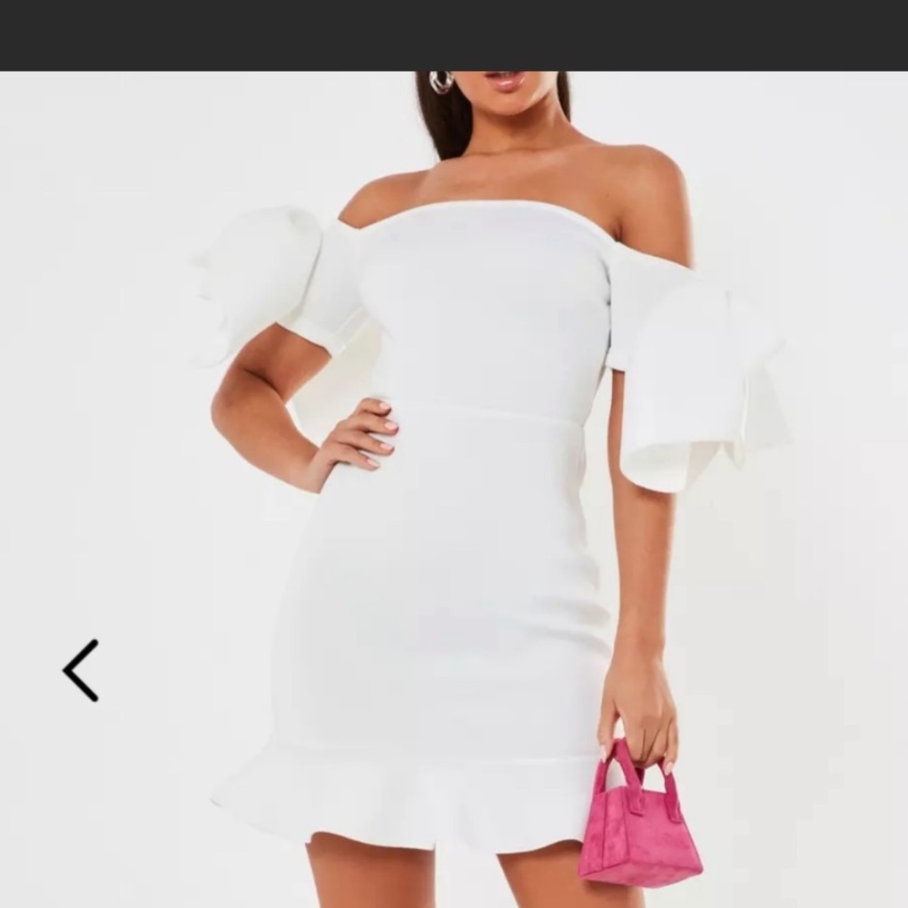 Misguided bow sleeve dress!!